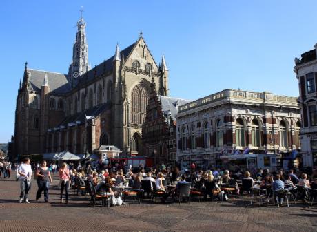 Photo Grote Markt in Haarlem, View, Coffee, Drink, Neighborhood