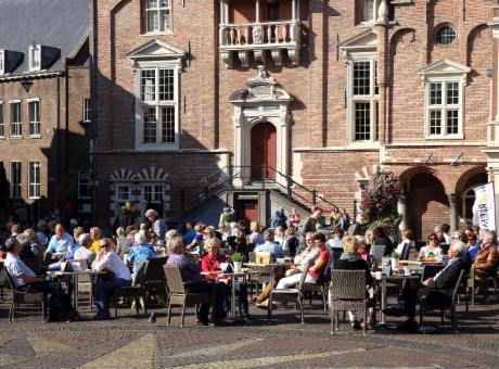 Photo Grote Markt in Haarlem, View, Coffee, Drink, Neighborhood