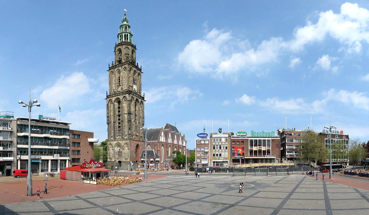 Photo Grote Markt in Groningen, View, Coffee, Drink, Neighborhood - #1