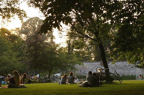 Photo Stadspark in Maastricht, View, Neighborhood, square, park