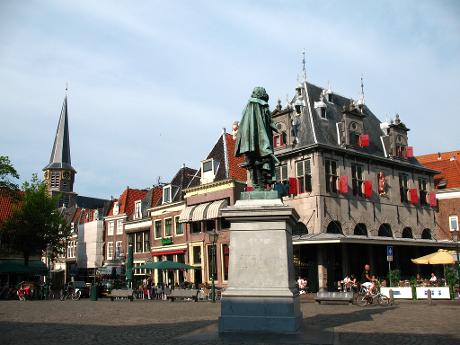 Photo Roode Steen in Hoorn, View, Neighborhood, square, park