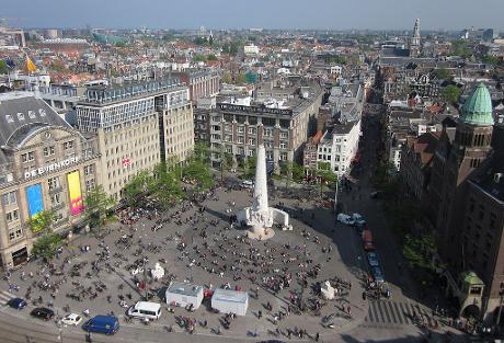 Photo De Dam in Amsterdam, View, Sights & landmarks, Neighborhood, square, park