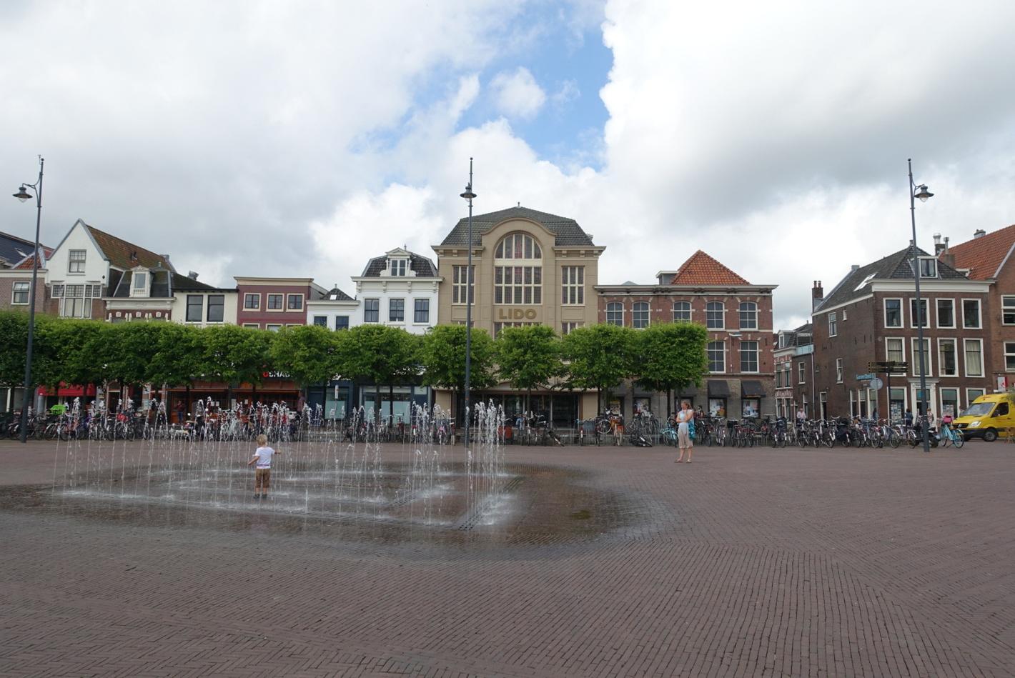 Photo Beestenmarkt in Leiden, View, Neighborhood, square, park - #1